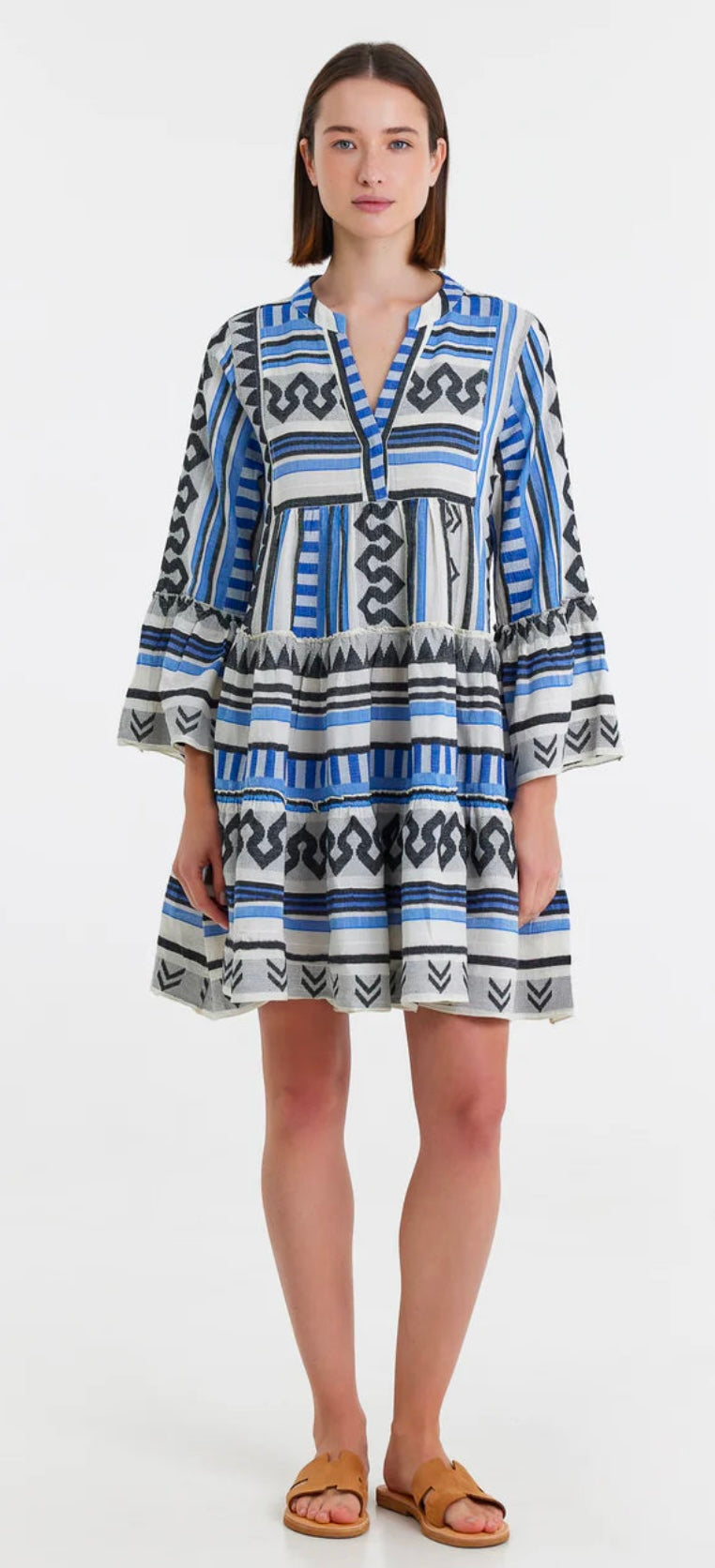 Devotion Twins Ella Short Dress Blue Black