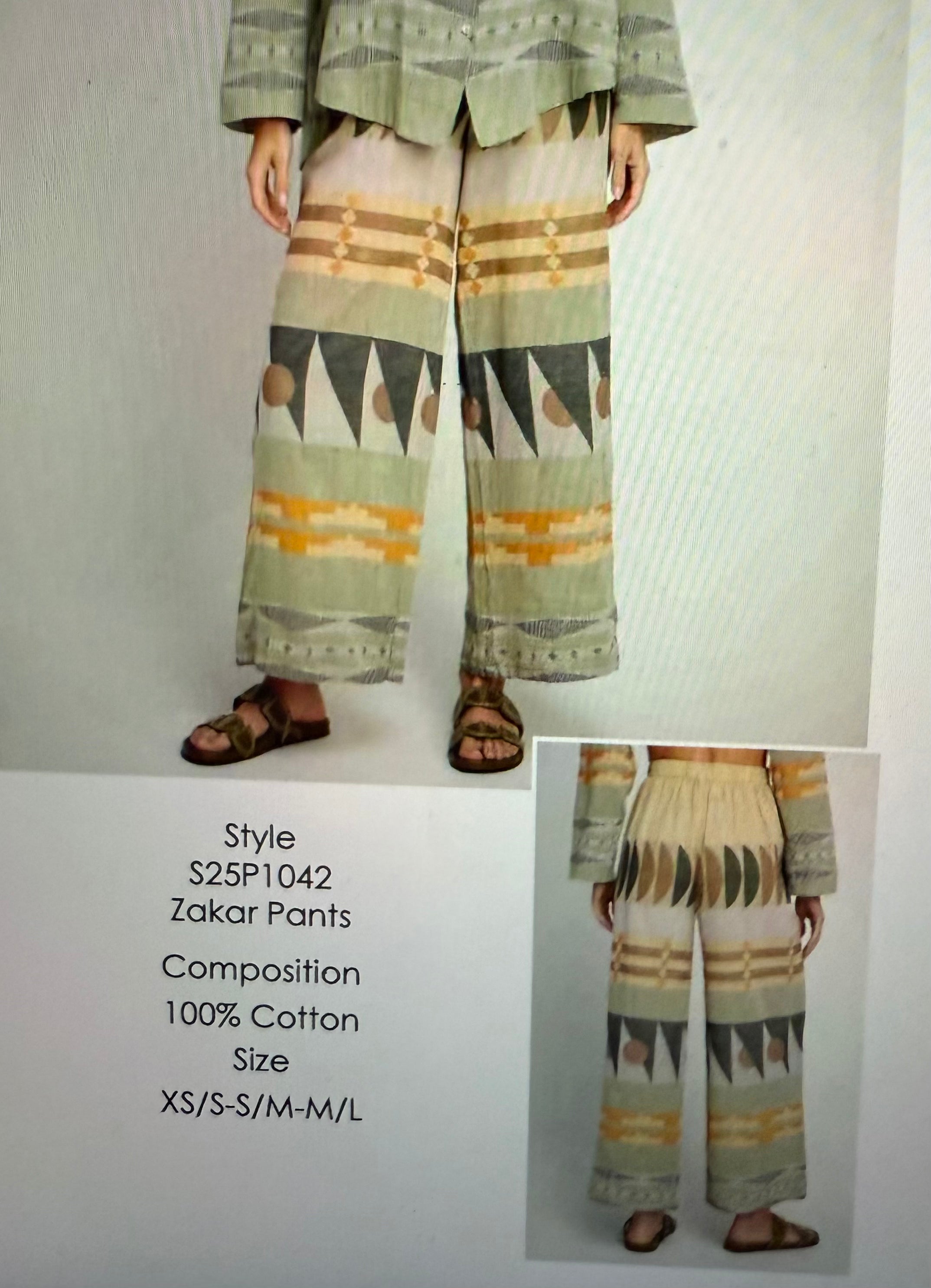 Pearl and Caviar Zakar Pants Khaki