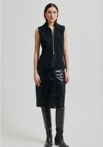 Second Female Queens Leather Skirt Night Sky