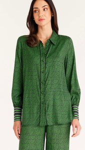 Cable Vienna Shirt in Green Print