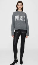 Load image into Gallery viewer, Anine Bing Kendrick University Sweater ‘Paris’ in Charcoal