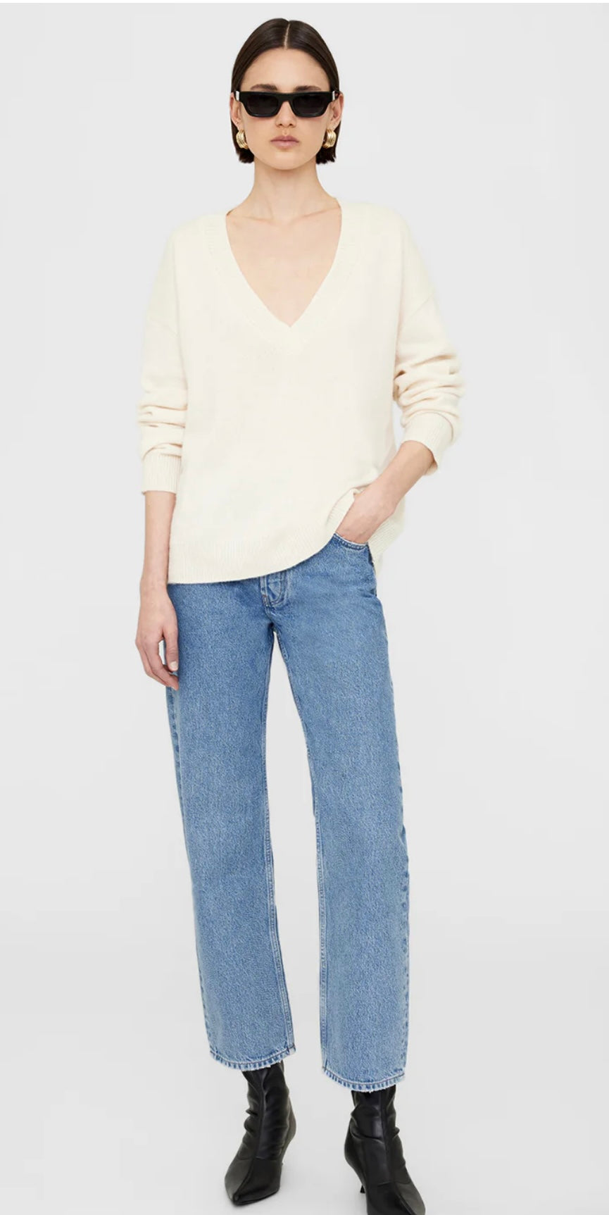 Anine Bing Lee Sweater Cream