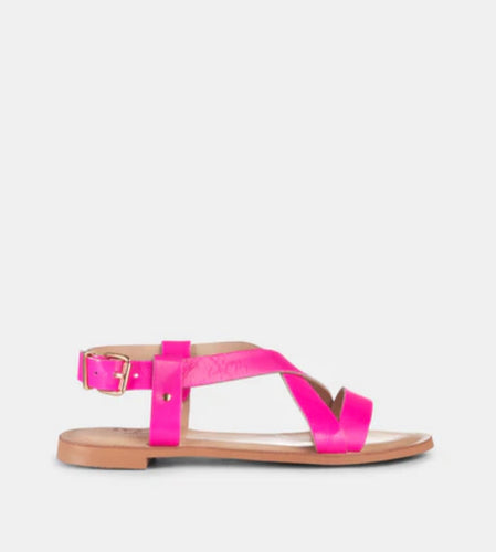Ivy Lee Laura Sandal in Patent Pink