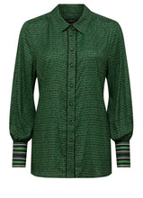 Load image into Gallery viewer, Cable Vienna Shirt in Green Print