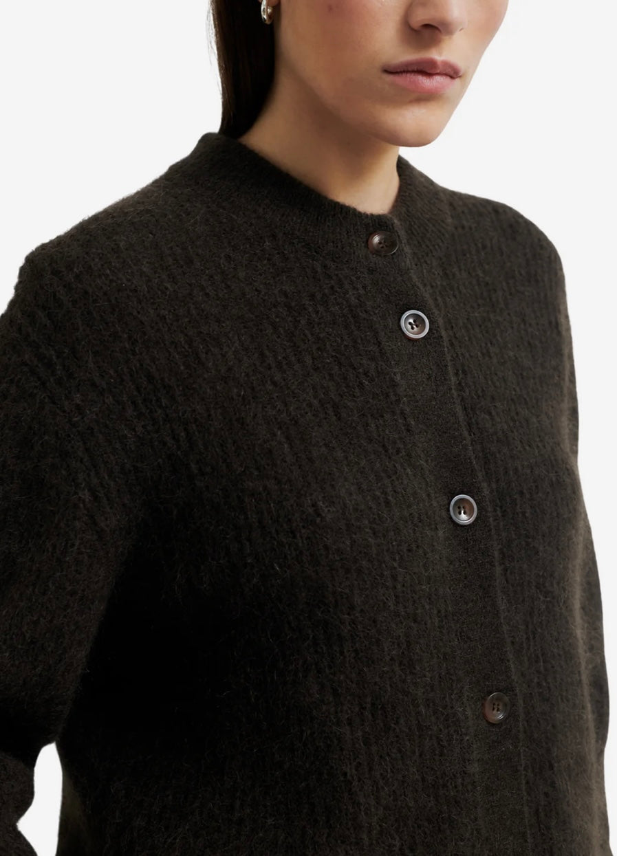Second Female Brook Knit Rib Cardigan