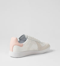 Load image into Gallery viewer, Rollie’s Pace white Snow Pink Suede Leather Sneakers