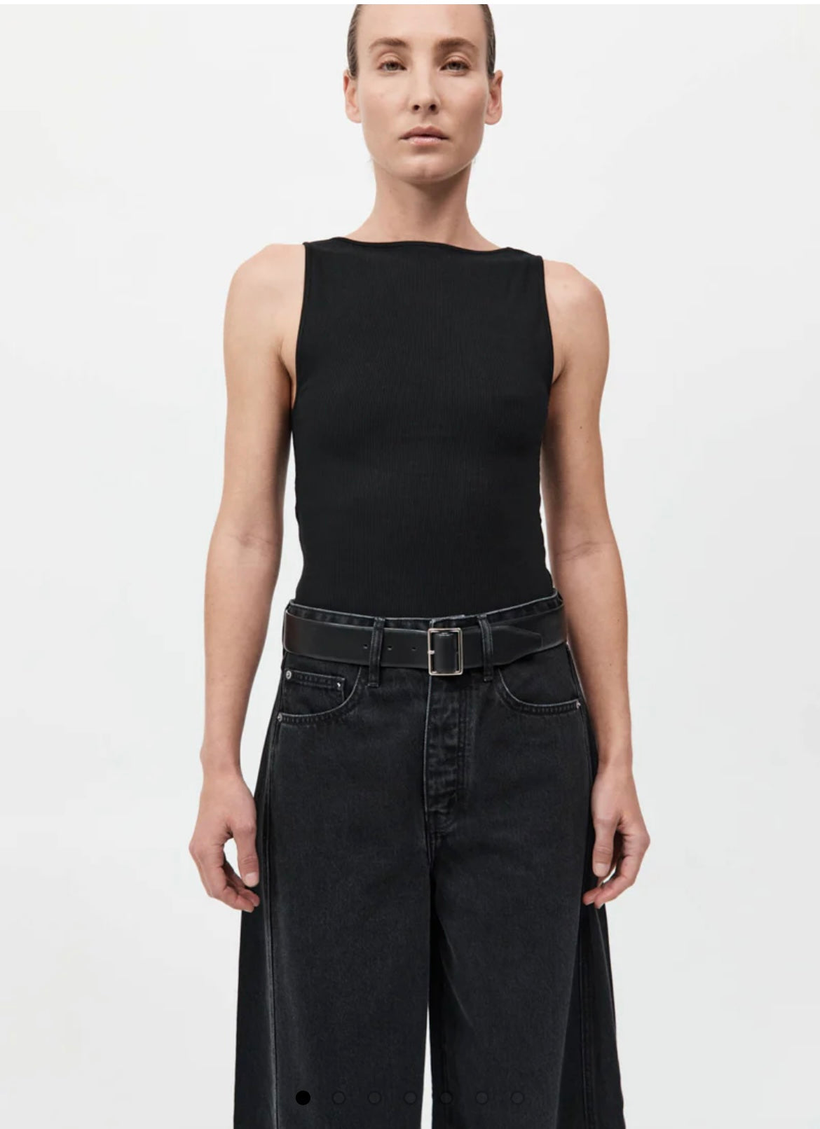 St Agni Rib Bateau Cut Out Top
