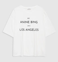 Load image into Gallery viewer, Anine Bing Rudy Tee Ivory