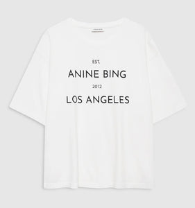 Anine Bing Rudy Tee Ivory