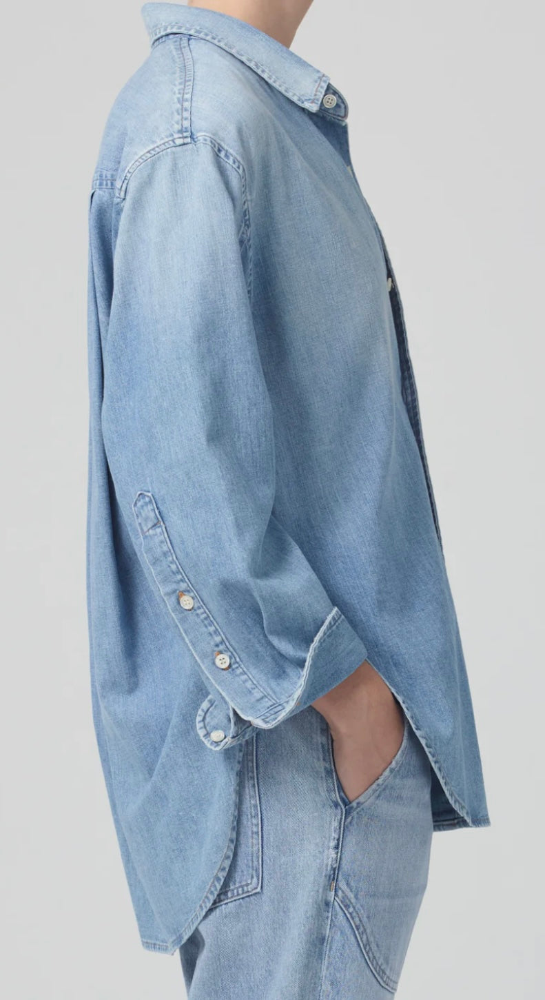 Citizens of Humanity Kayla Shirt in Tide