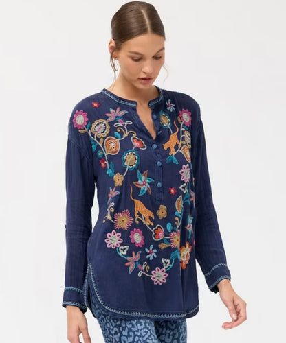 Johnny Was Zinnia Tunic Maxima