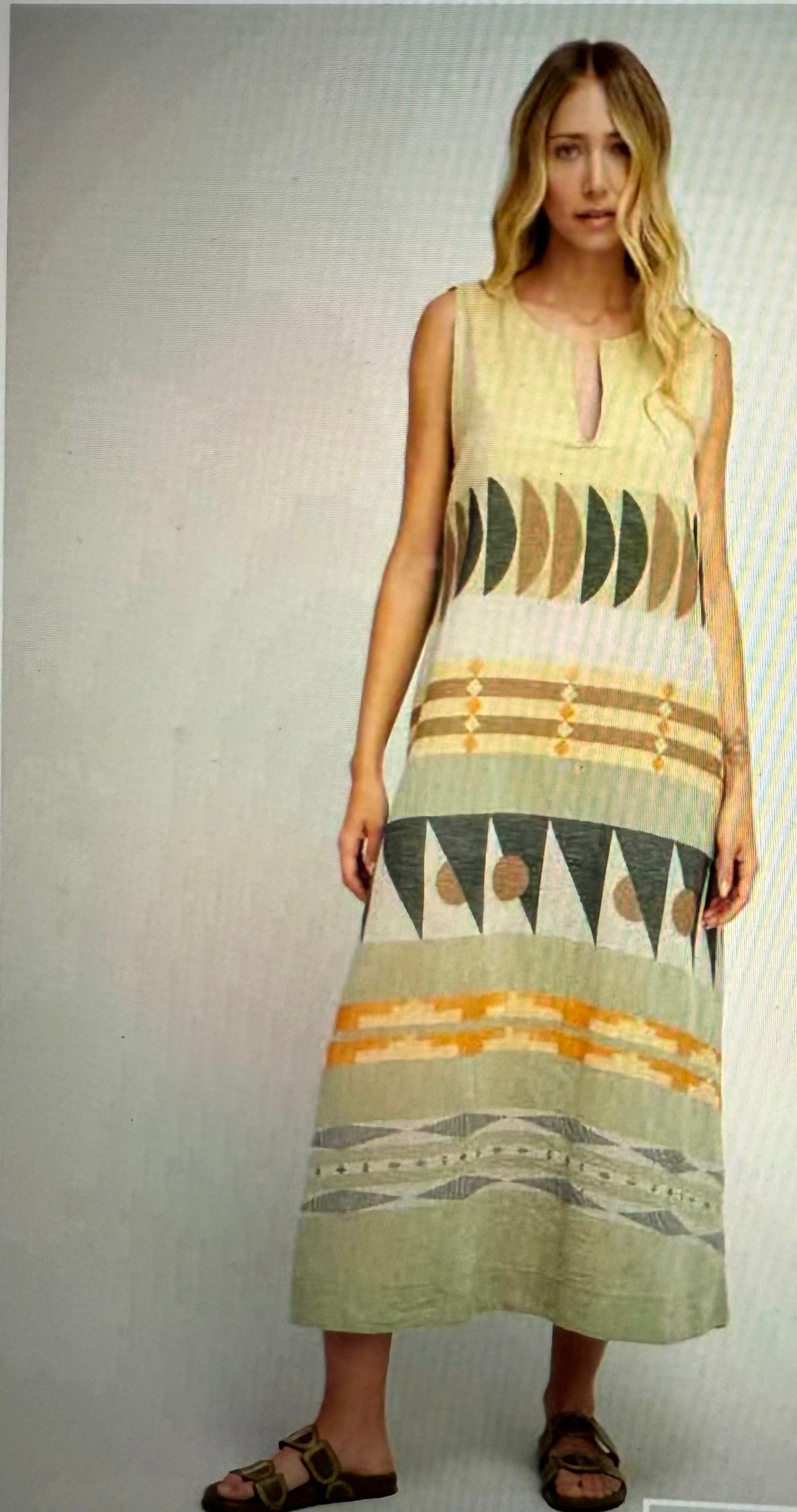 Pearl and Caviar Zakar Dress Khaki