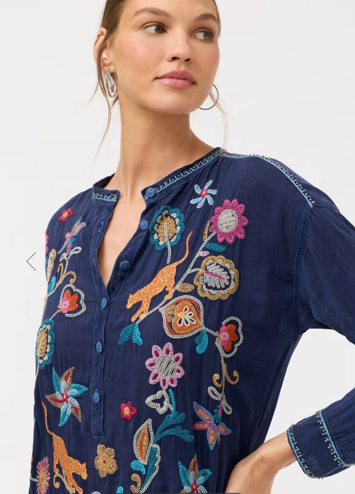 Johnny Was Zinnia Tunic Maxima