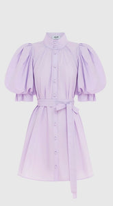 Leo Lin Eli Mini Dress Lilac