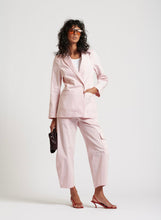 Load image into Gallery viewer, Le Stripe Le Weekend Cotton Nylon Pant Icy Pink