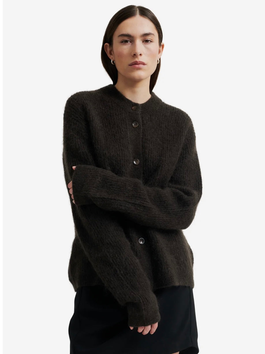 Second Female Brook Knit Rib Cardigan