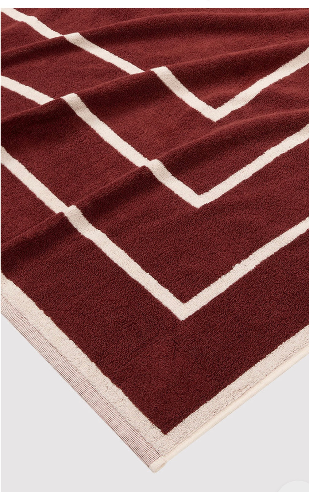 St Agni Pool Towel - Mahogany