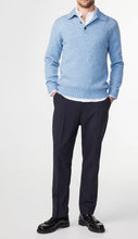 Load image into Gallery viewer, NN07 Lee LS Polo - Tink Blue