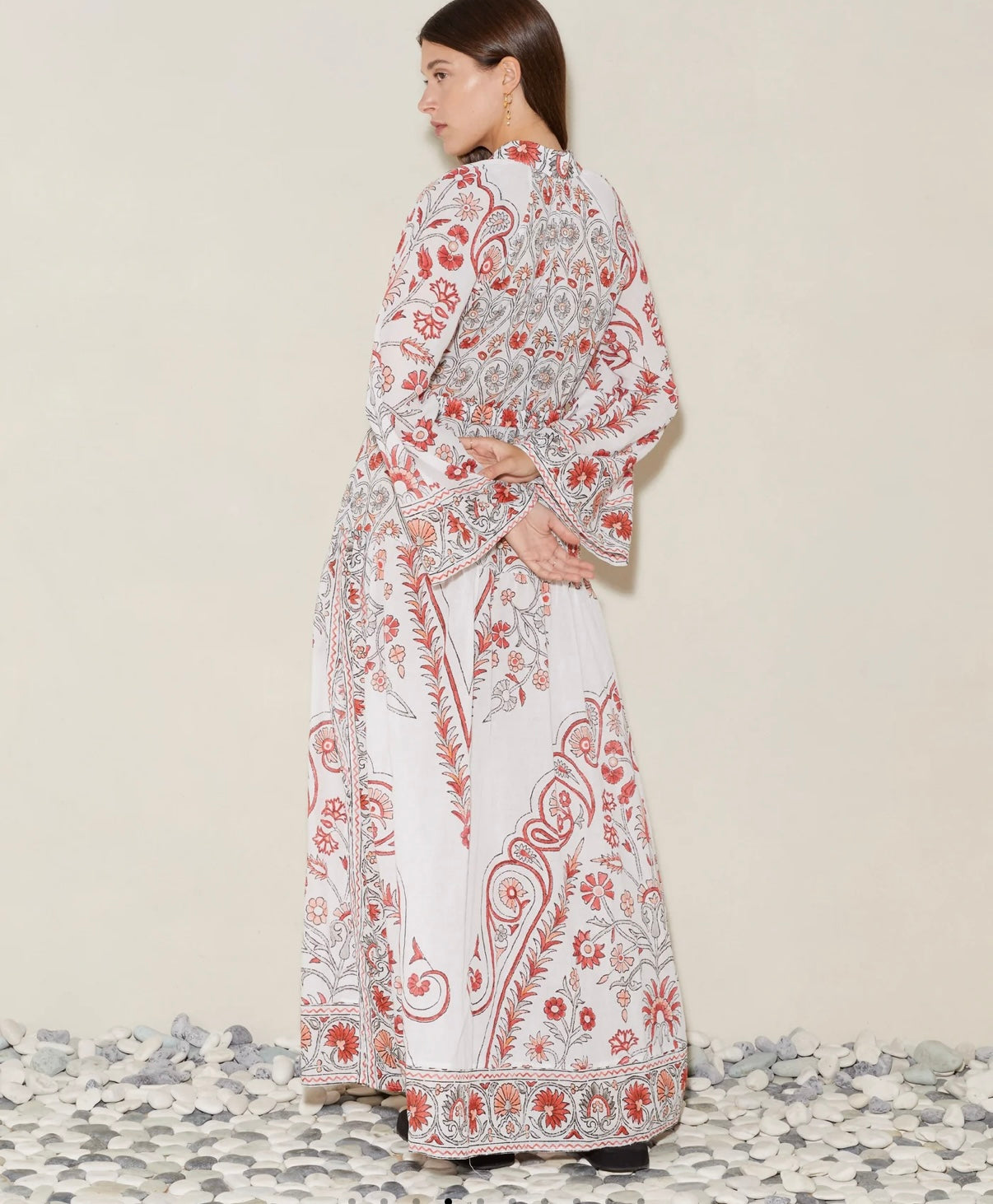 Boteh Dahlia Wide Sleeve Maxi Dress