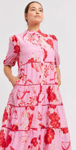 Load image into Gallery viewer, Alessandra Martina Cotton Silk Dress in Lolly Night Garden
