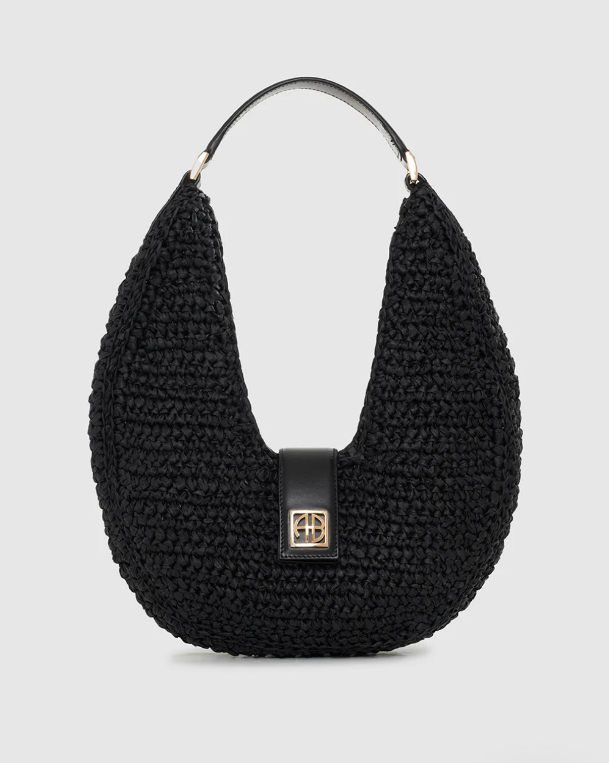 Anine Bing Lou Bag Monogram Black