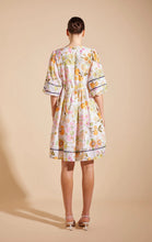 Load image into Gallery viewer, Alessandra Nadine Cotton-Silk Dress in Ivory Rosa’s Garden Print
