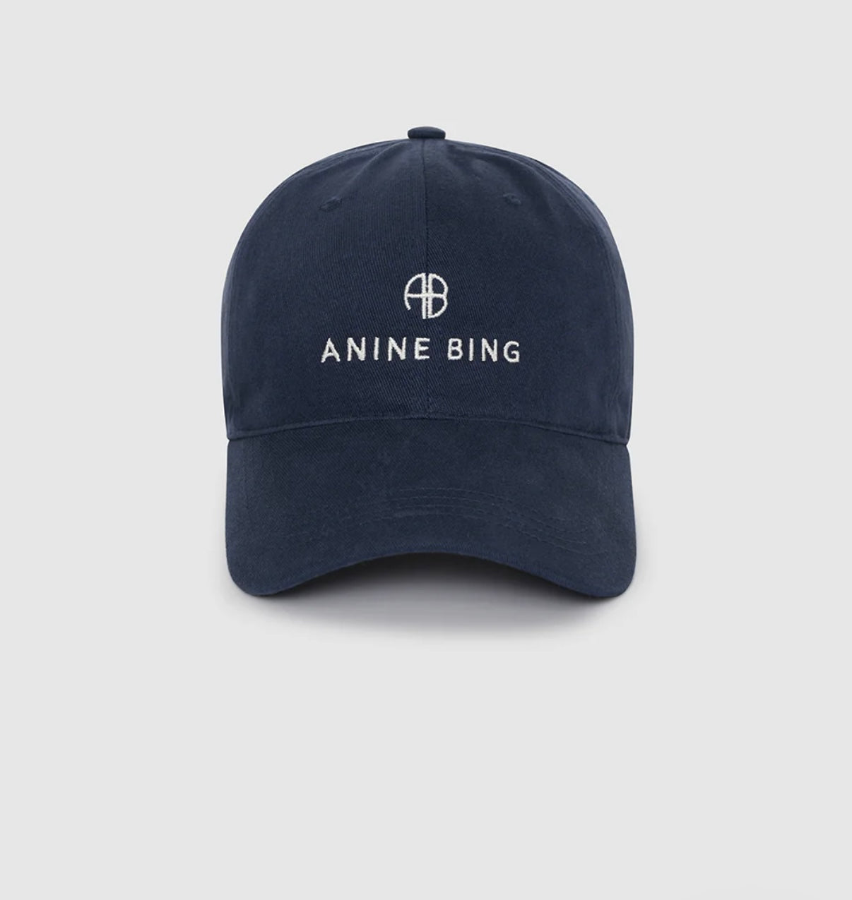 Anine Bing Jeremy Baseball Cap Washed Navy