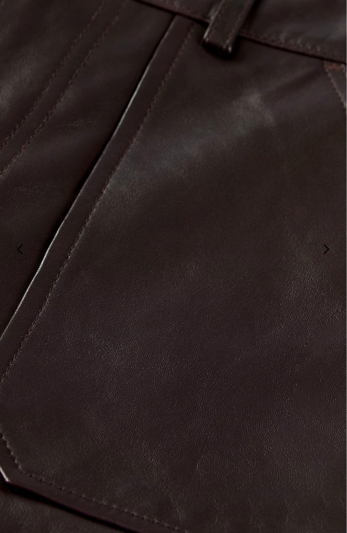 Ba&sh Leather Worker style trousers