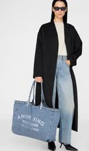 Load image into Gallery viewer, Anine Bing Leo Denim Tote Shadow Blue