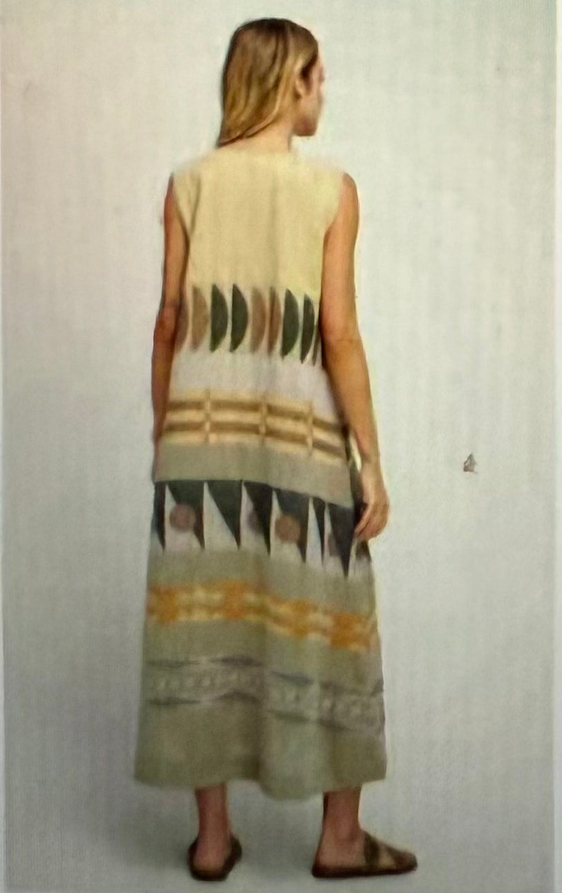 Pearl and Caviar Zakar Dress Khaki