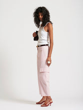 Load image into Gallery viewer, Le Stripe Le Weekend Cotton Nylon Pant Icy Pink