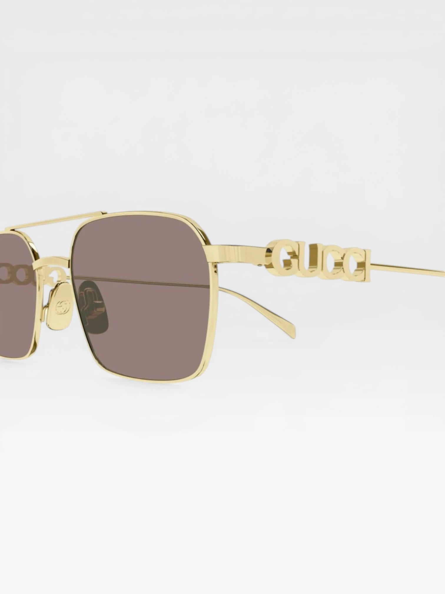 Gucci Navigator-frame sunglasses