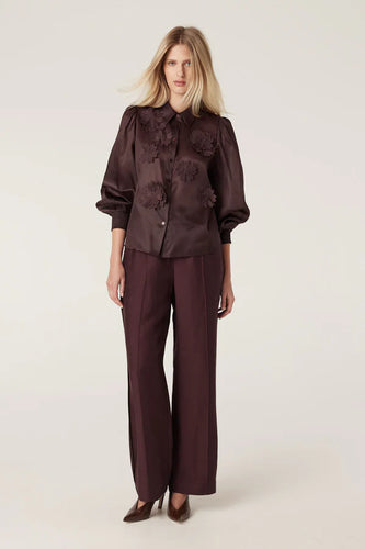Cable Goldie Pant Raisin