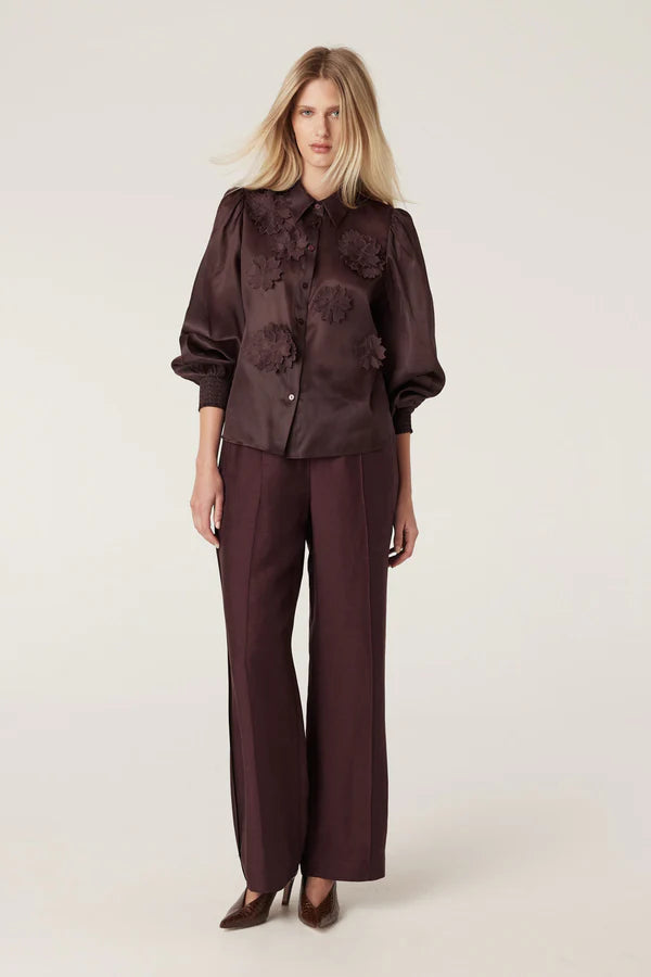 Cable Goldie Pant Raisin