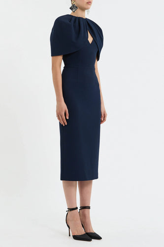 Rebecca Vallance Xena Midi Dress Navy