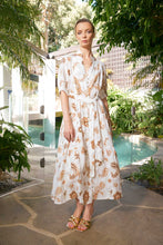 Load image into Gallery viewer, Dreamer Label Tilda Woodstock Ankle Dress -Chestnut