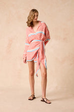 Load image into Gallery viewer, Estilo Emporio Leone Dress Poppy Red Stripe