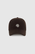 Load image into Gallery viewer, Anine Bing Jeremy Baseball Cap Deep Brown