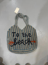 Load image into Gallery viewer, The Jacksons Drew Bag - To the Beach Sky Natural