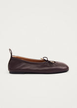 Load image into Gallery viewer, Alohas Rosalind Brown Leather Ballet Flats