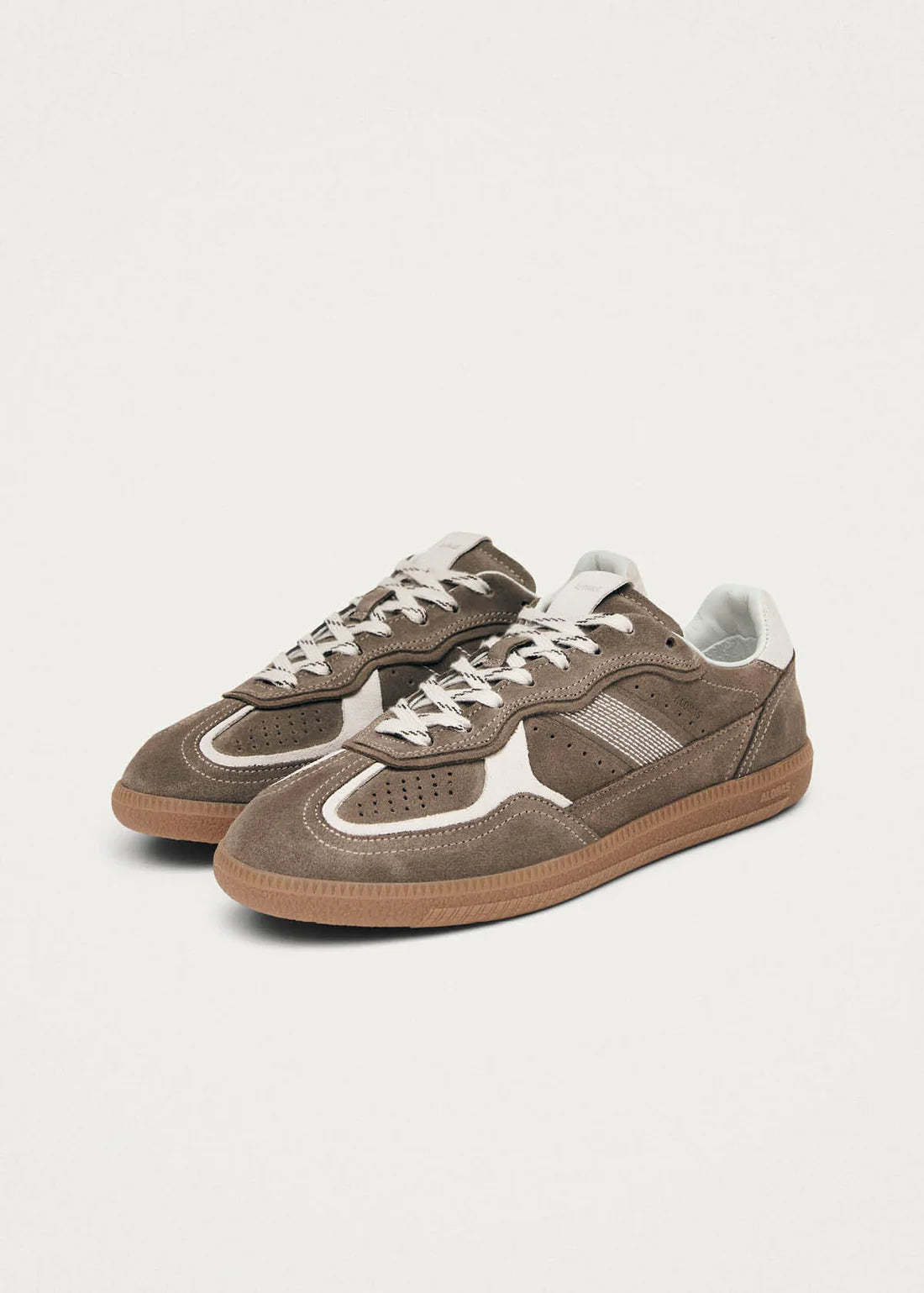 Alohas Rife Taupe Leather Sneakers