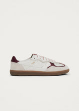 Load image into Gallery viewer, Alohas Rife Grain White Burgundy Leather Sneakers