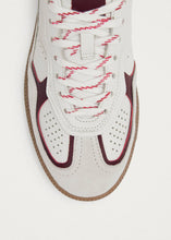 Load image into Gallery viewer, Alohas Rife Grain White Burgundy Leather Sneakers