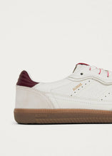 Load image into Gallery viewer, Alohas Rife Grain White Burgundy Leather Sneakers