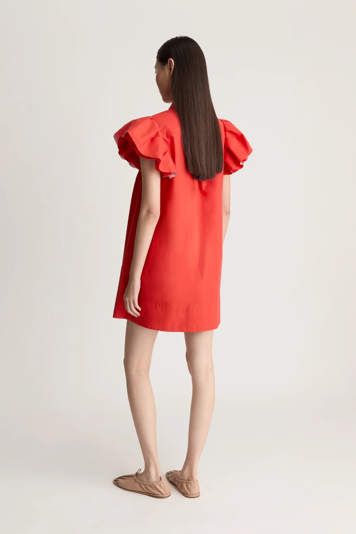 Lee Mathews Charlotte Mini Dress Red