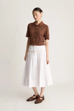 Load image into Gallery viewer, Lee Mathews Eve Cardigan Hazel Brown