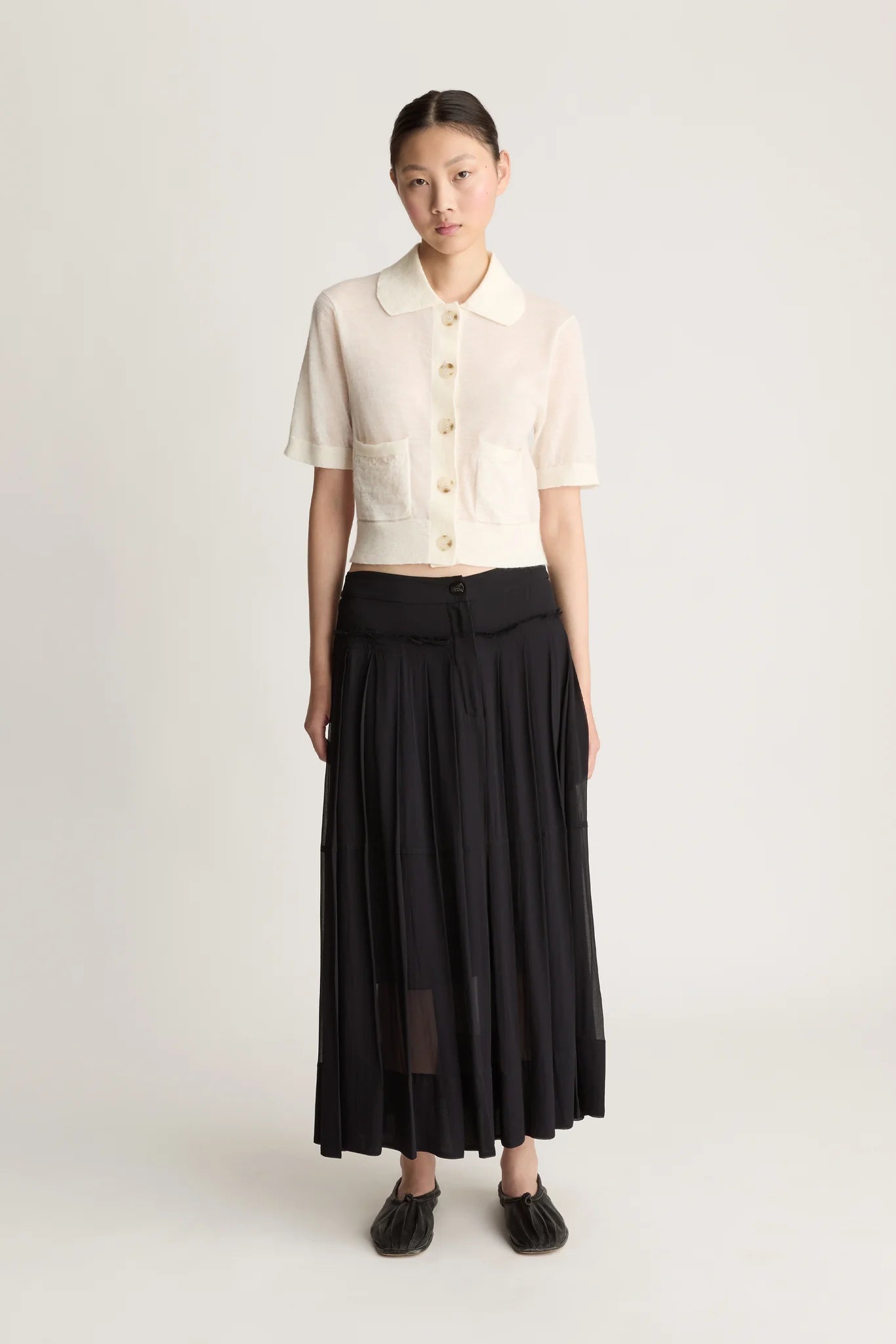 Lee Mathews Eve Cardigan Natural