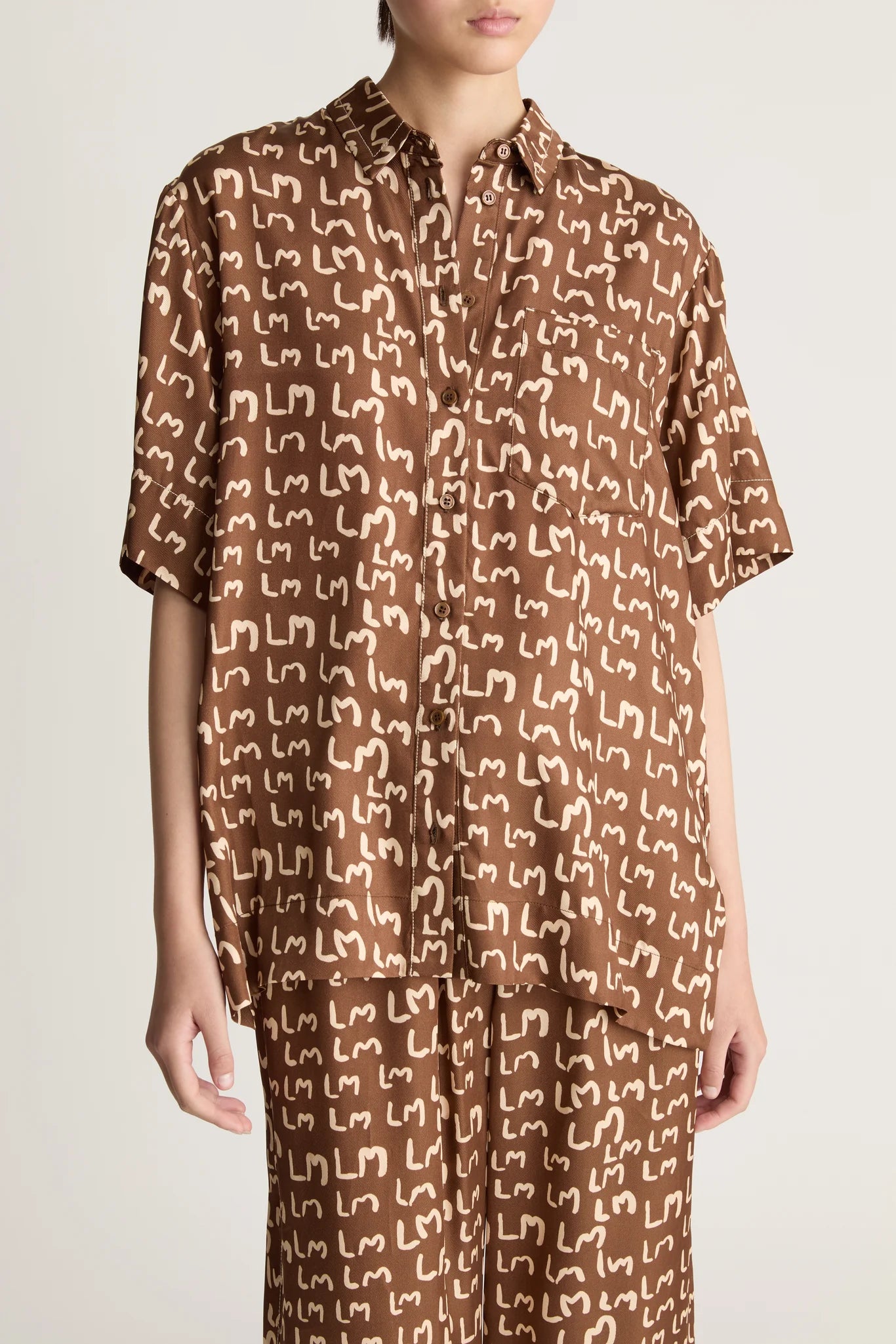 Lee Mathews LM Monogram Short Sleeve Shirt