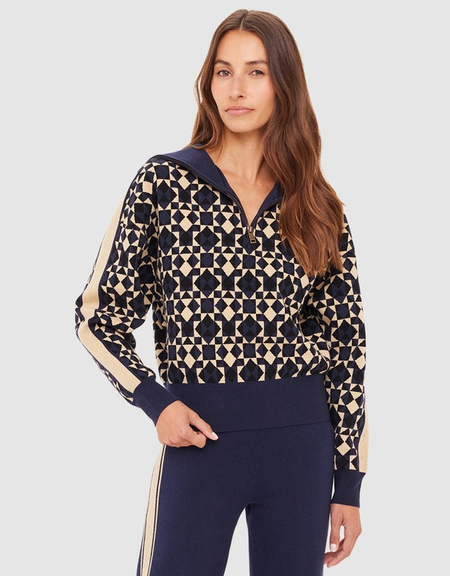 The Upside Cosmo Kairo half Zip knit