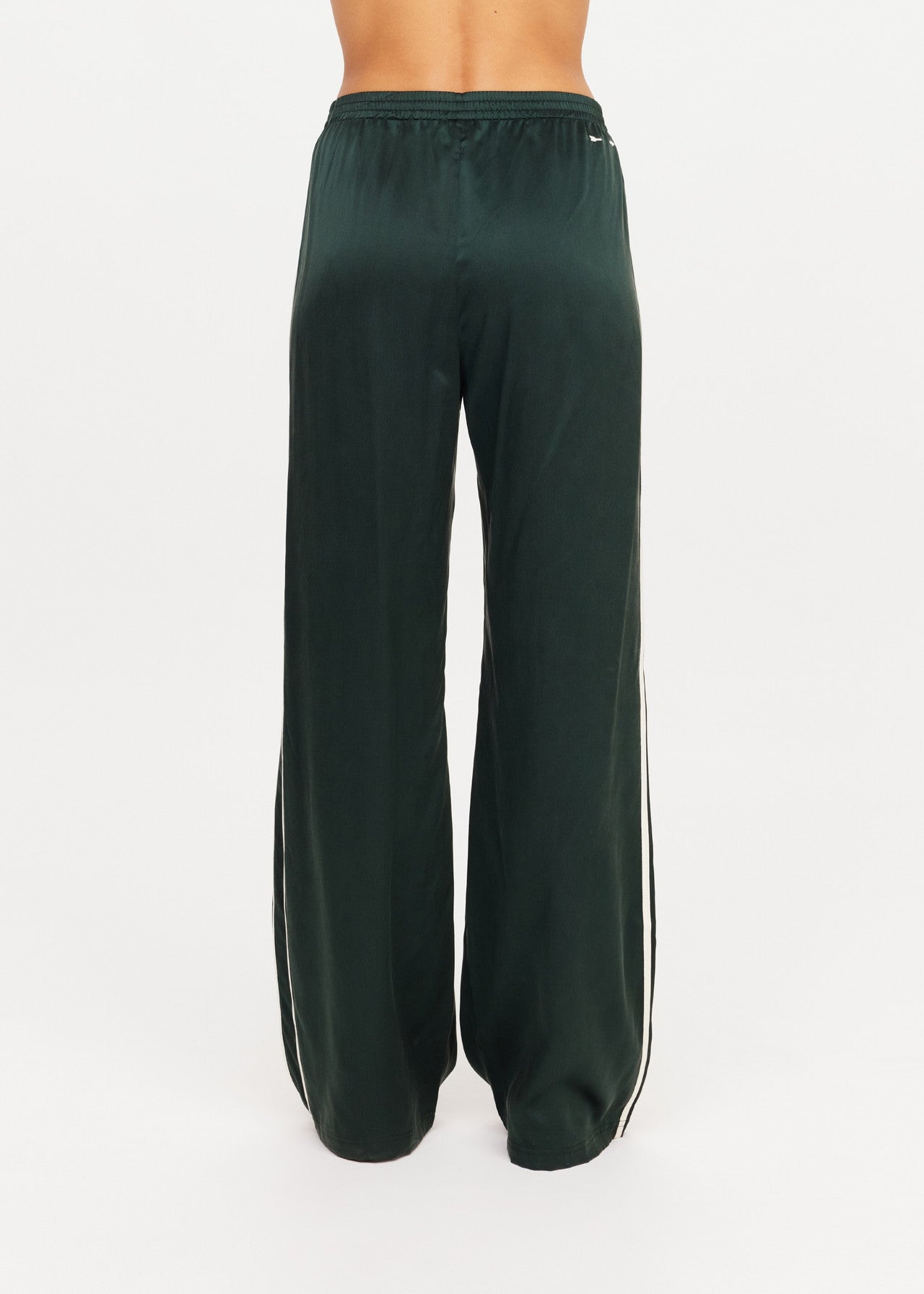 The Upside Marnie Silk Wide Leg Pant - Jungle Green